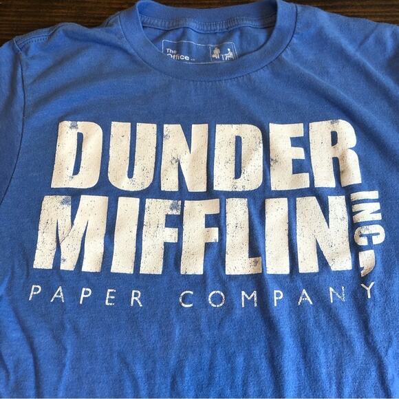 The Office Dunder and Mifflin Shirt Mens Size Small Short Sleeve Graphic Funny - Picture 2 of 7